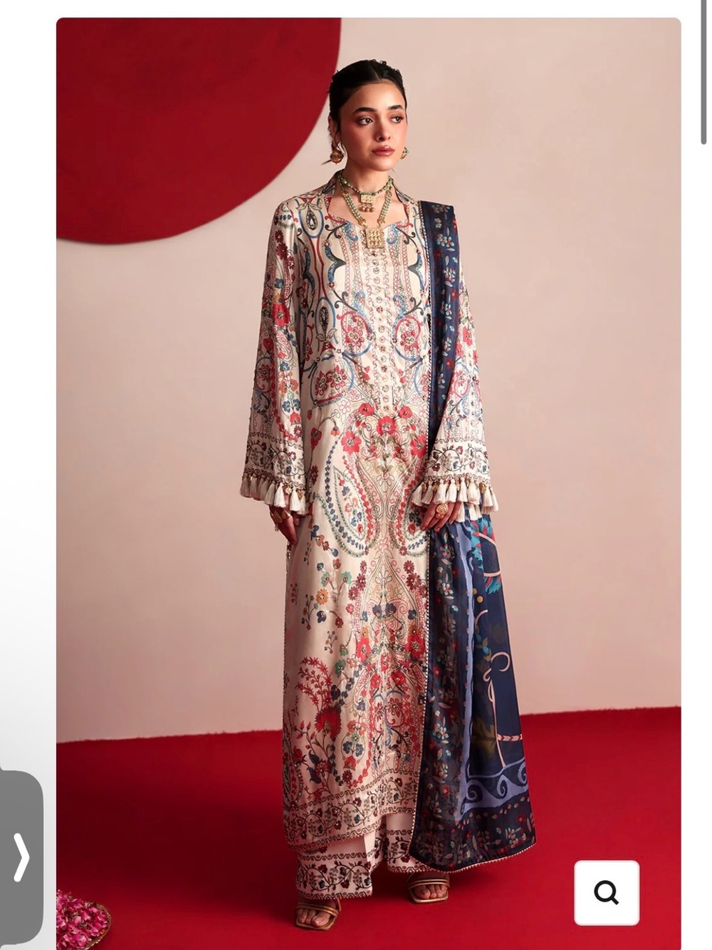 Pakistani clothes- Saira Rizwan silk outfit
